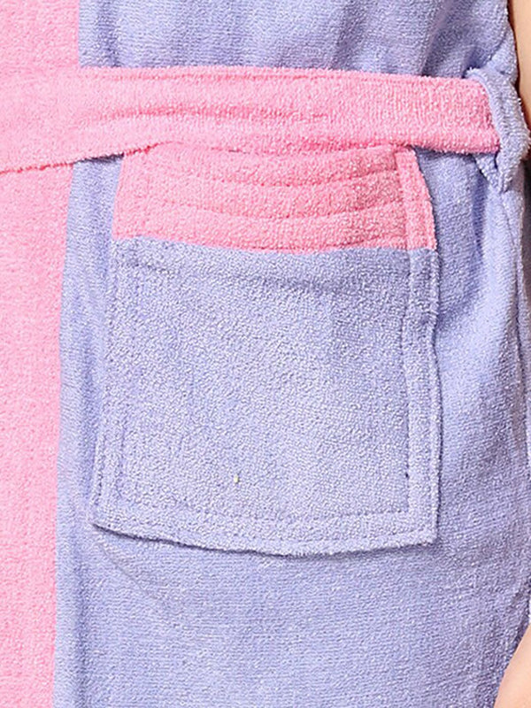 Be You Girls Terry Cotton Water Absorbent Bath Robe With Belt