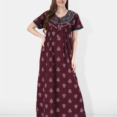 Be You Floral Printed Maxi Nightdress