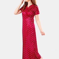 Be You Satin Maxi Nightdress With Robe