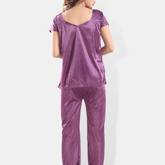 Be You Satin Night Suit With Robe