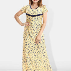 Be You Floral Printed Maternity Maxi Nightdress
