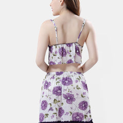 Be You Self Design Cropped Top & Mid Rise Skirt