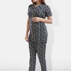Be You Ethnic Motifs Printed Shirt With Pyjamas