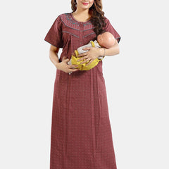 Be You Floral printed Maxi Nightdress