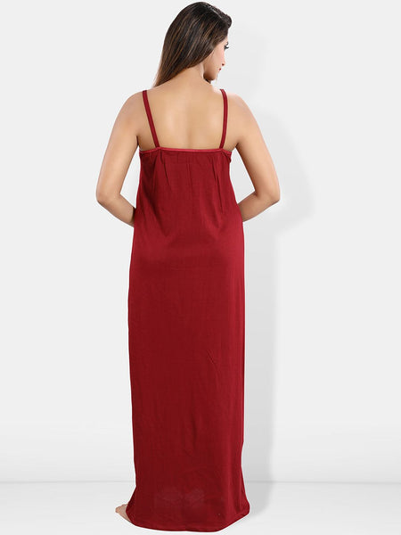 Be You Sleeveless Cotton Maxi Nightdress