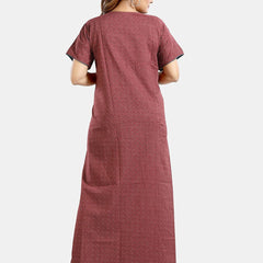 Be You Floral printed Maxi Nightdress