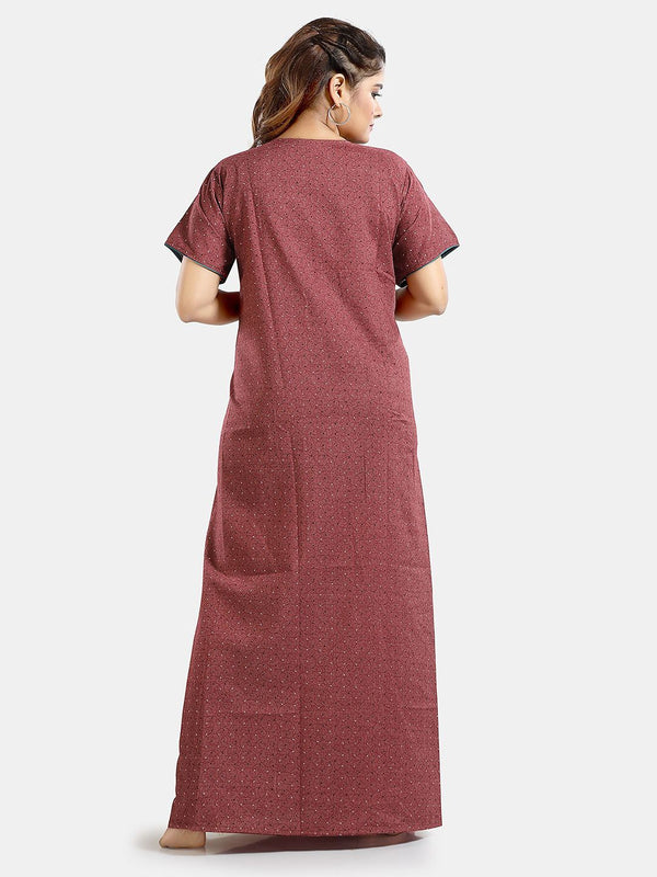 Be You Floral printed Maxi Nightdress