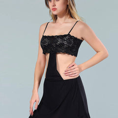 Be You Black Net Baby Doll