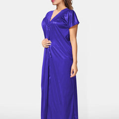 Be You Women Pack of 2 Nighty with Robe Nightdress
