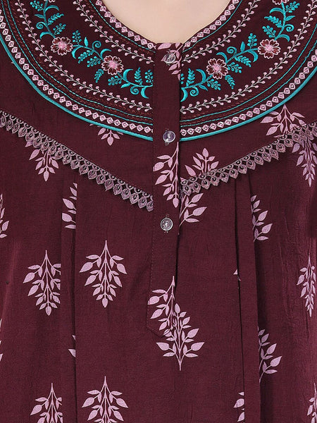 Be You Floral Printed Maxi Nightdress