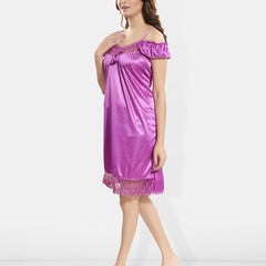 Be You Shoulder Straps Satin Nightdress & Robe