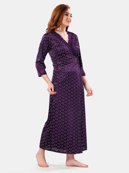 Be You Satin Maxi Nightdress With Robe