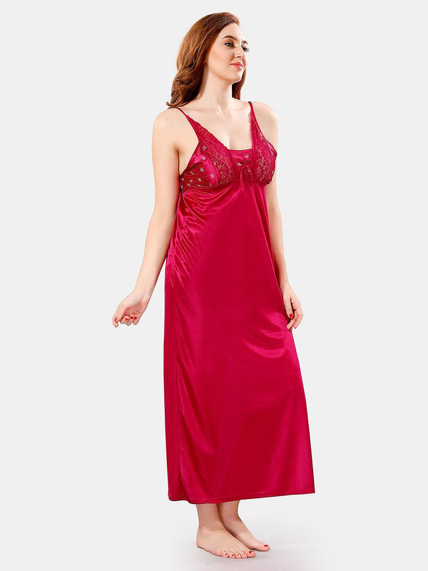 Be You Satin Maxi Nightdress With Robe