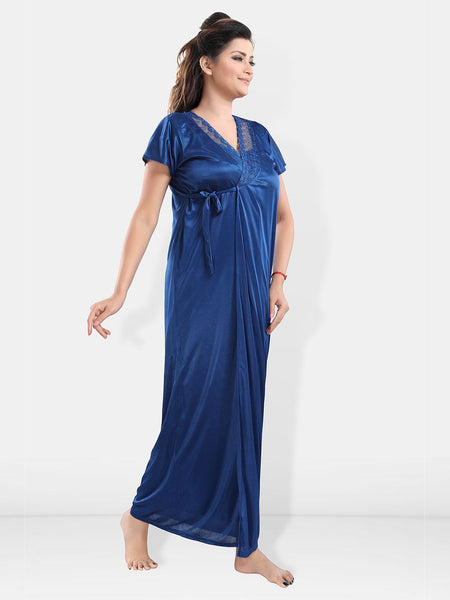 Be You Satin Maxi Nightdress With Robe