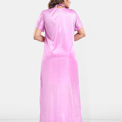 Be You Satin Wrap Nightdress With Robe