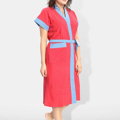 Be You Women Cotton Anti-bacterial Super Soft Bath Robe With Belt