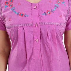 Be You Round Neck Maxi Nightdress