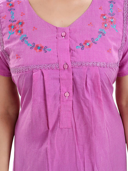 Be You Round Neck Maxi Nightdress