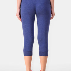 Be You Women Solid Cotton Three-Fourth Length Tights