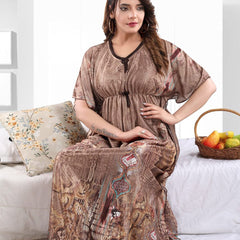 Be You Printed Maxi Kaftan Nightdress