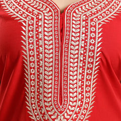 Be You Cotton Embroidered Maxi Nightdress