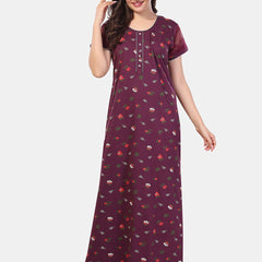 Be You Floral Printed Maxi Nightdress