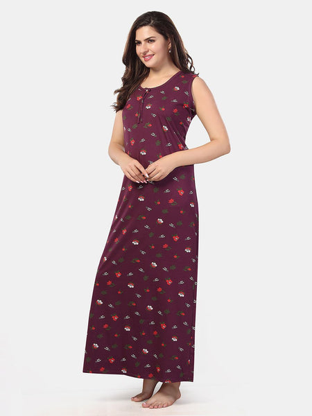 Be You Printed Maxi Nightdress