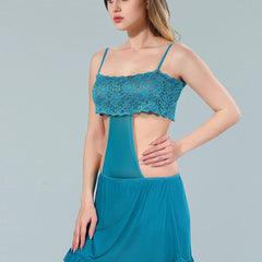 Be You Teal Net Baby Doll