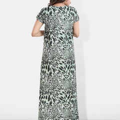 Be You Abstract Printed Maternity Maxi Sweat Nightdress