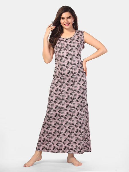 Be You Printed Maxi Nightdress