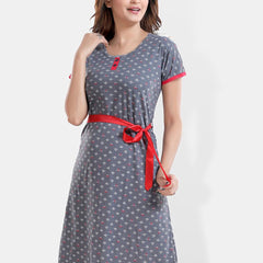 Be You Ethnic Motifs Printed T Shirt Nightdress