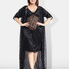 Be You Satin Maxi Nightdress With Robe