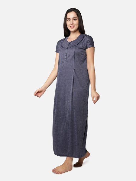 Be You Striped Maternity Maxi Nightdress