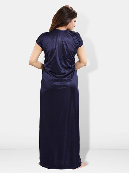 Be You 6 Pieces Satin Maxi Nightdress