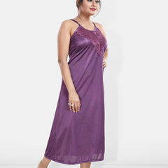 Be You Maxi Satin Wrap Nightdress With Robe