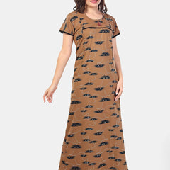 Be You Abstract Printed Maternity Nightdress