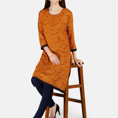 Be You Bandhani Printed Straight Kurta
