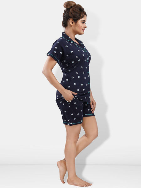 Be You Pack Of 2 Conversational Printed Night Suit