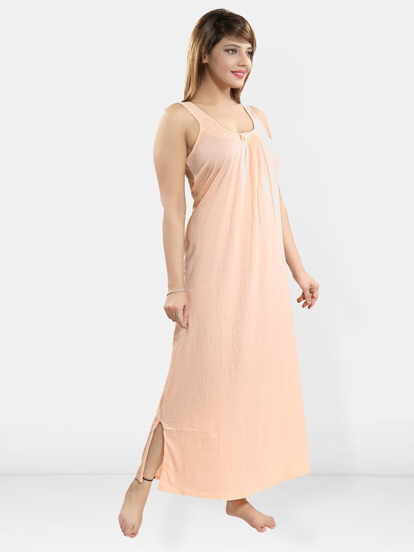 Be You Sleeveless Cotton Maxi Nightdress