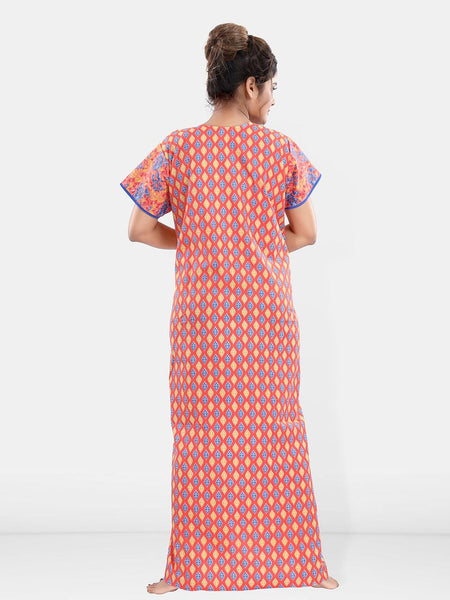 Be You Pure Cotton Printed Maxi Nightdress