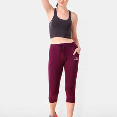 Be You Women Solid Slim-Fit Ankle-Length Sports Tights