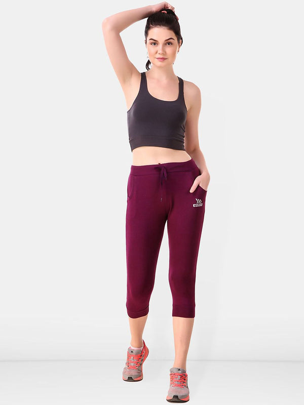 Be You Women Solid Slim-Fit Ankle-Length Sports Tights