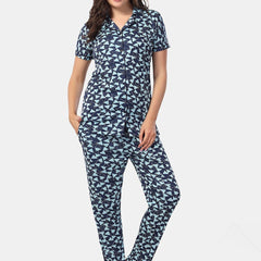 Be You Geometric Printed Night suit