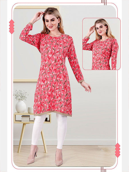 Be You Floral Printed Maternity Kurti
