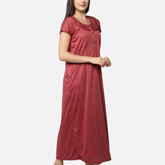 Be You Striped Maternity Maxi Nightdress