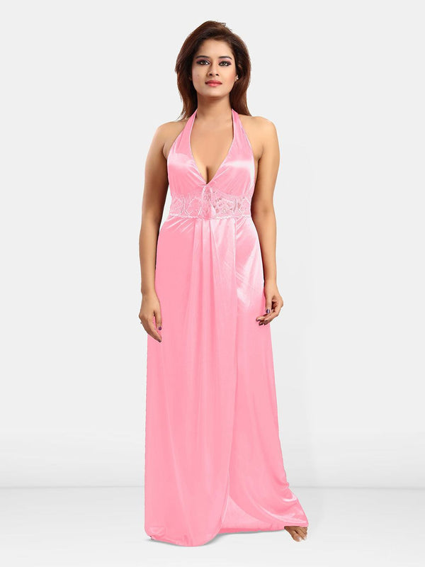 Be You Halter Neck Maxi Sweat Nightdress