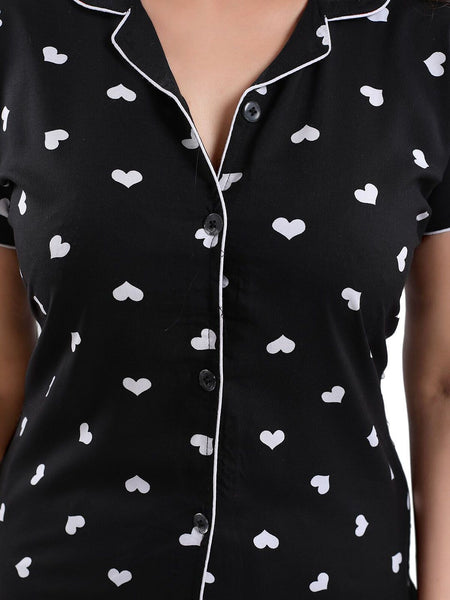 Be You Women Graphic Printed Night suit