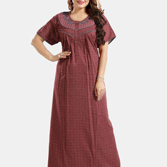 Be You Floral printed Maxi Nightdress