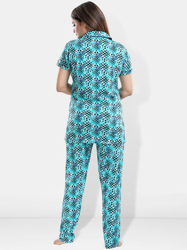 Be You Pack Of 2 Printed Night suit