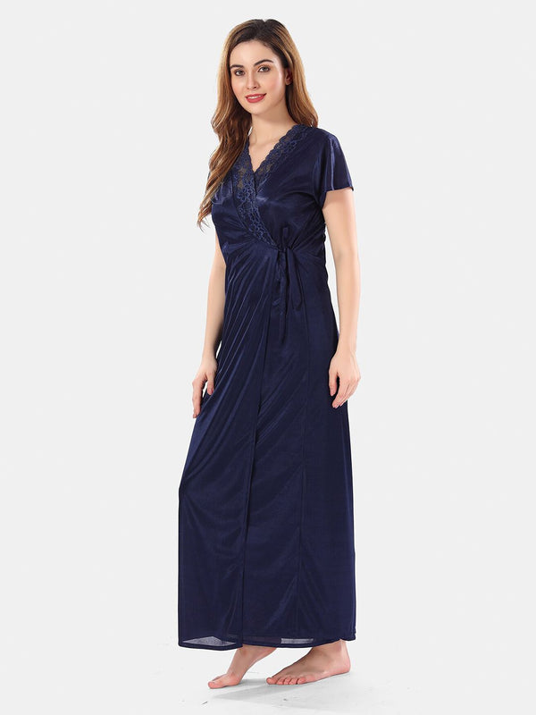 Be You Satin Maxi Nightdress With Robe